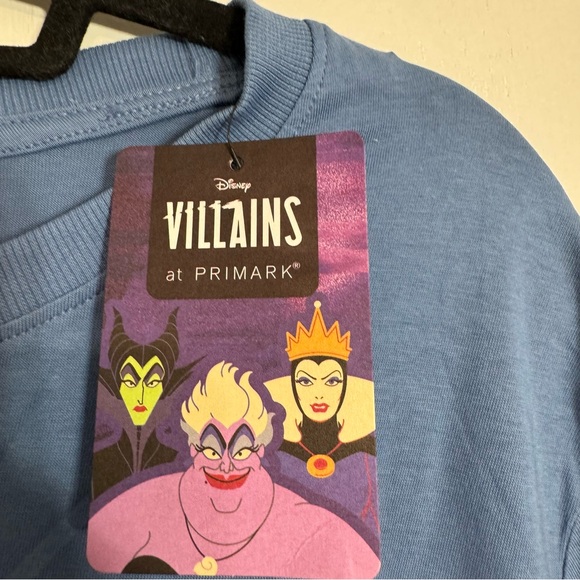 NWT. Disney Primark Villains blue short sleeve tee. Your favorite villains 2X - Picture 3 of 11
